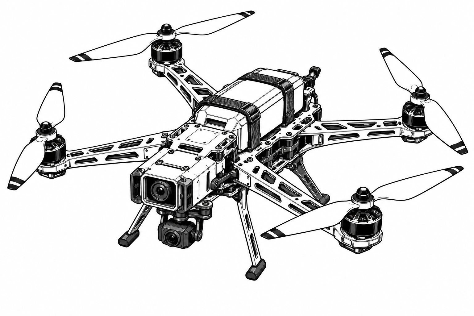 Saker Scout military drone profile image